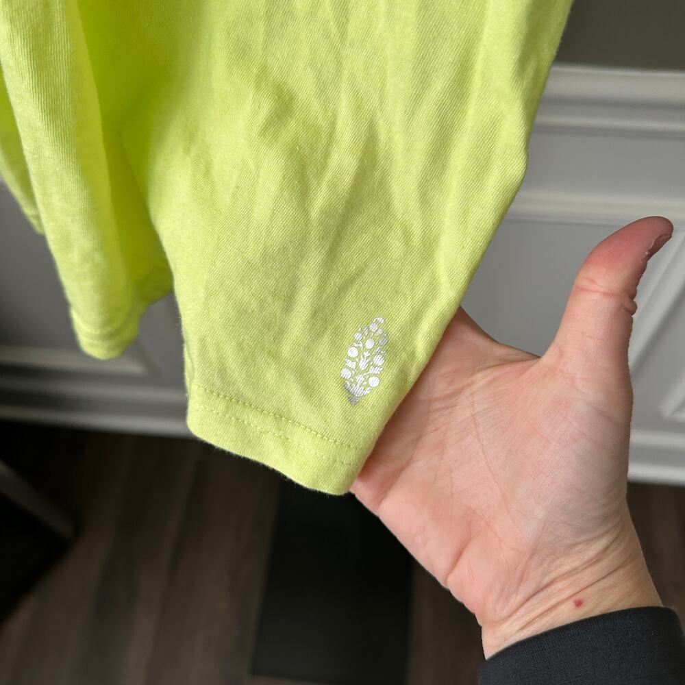 Free People No Sweat Tank In Neon Green New Without Tag Size Small - Picture 5 of 7